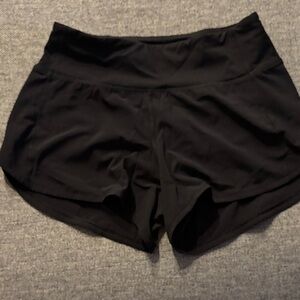 lululemon athletica Black Athletic Running Shorts